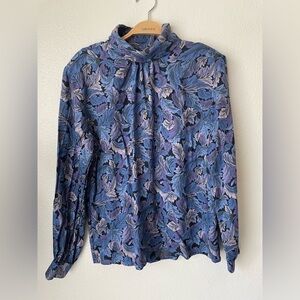Vintage 70’s Country Sophisticated by Pendleton Long-sleeved Paisley Blouse